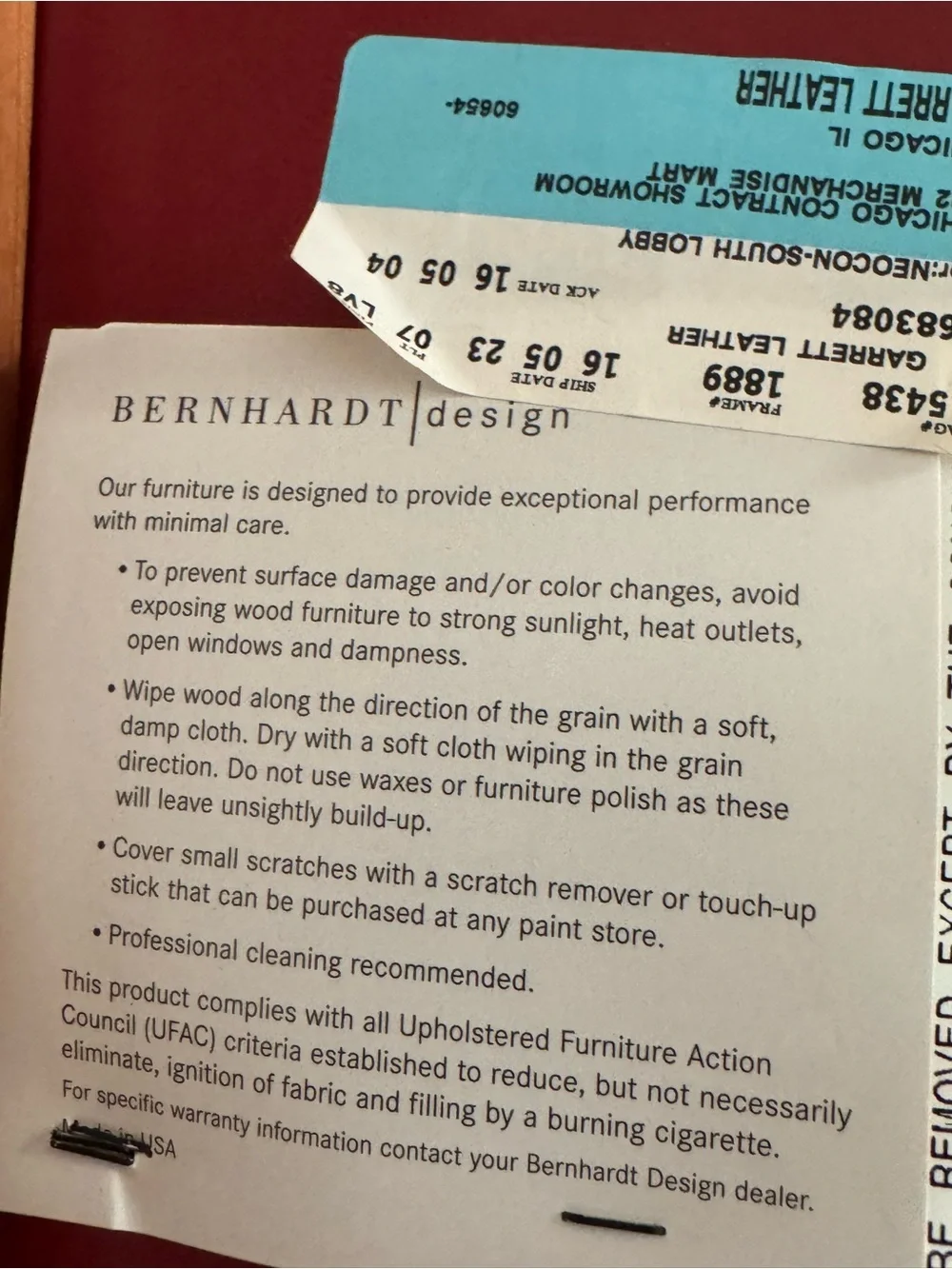 N/A pair bernhardt
